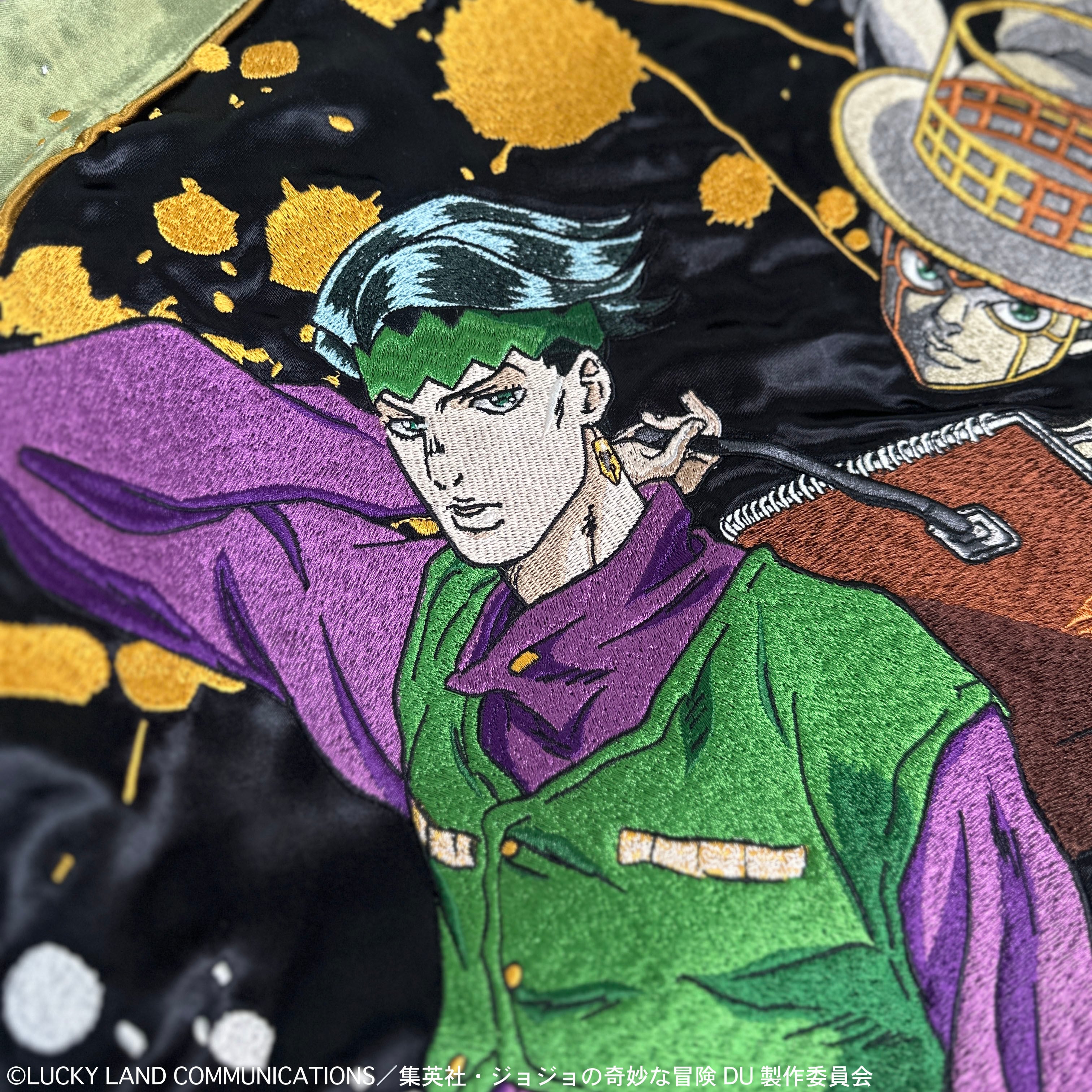 ジョジョの奇妙な冒険 岸辺露伴リバーシブルスカジャン 「ダイヤモンド