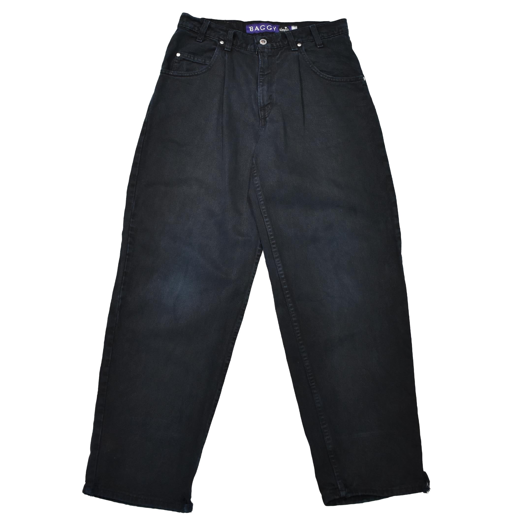 31/30] 00's Anchor Blue Beyond Baggy Denim Pant Black | mongos