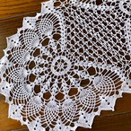 レース オーバル テーブルセンター ドイリー フランス 12CLcf18-1