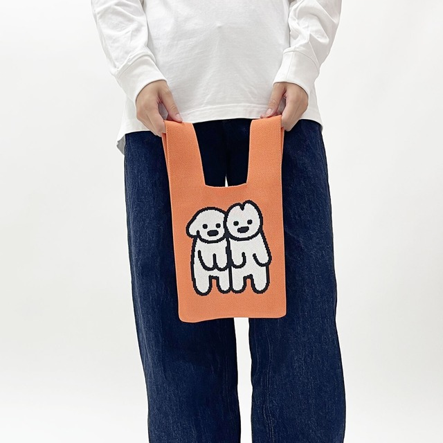 【matsui】KNIT MINI MARCHE BAG  DANCE? ニット ミニマルシェバッグ