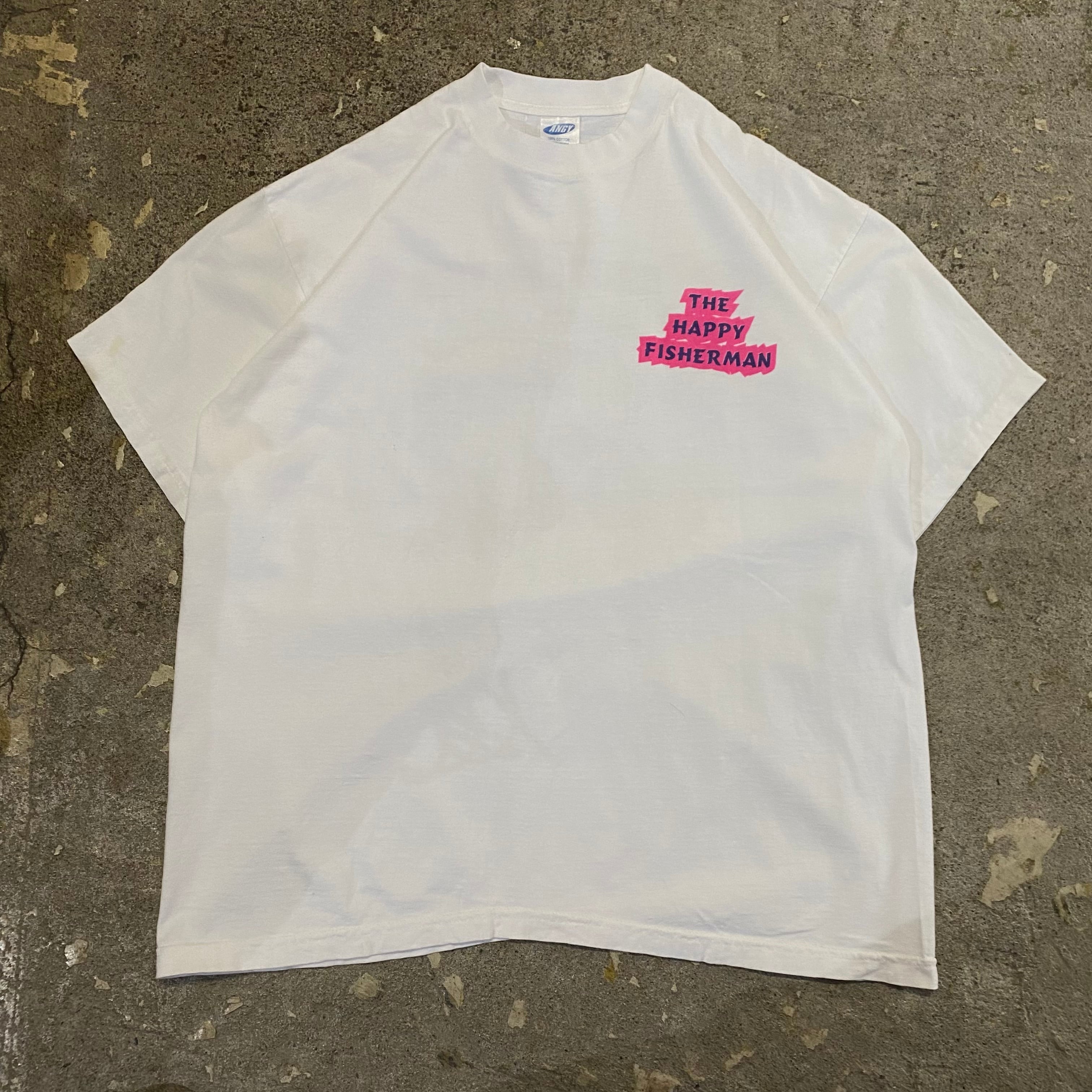 80s 超貴重 激レア T ハッピーフィッシャーマン us古着 釣り オールド 