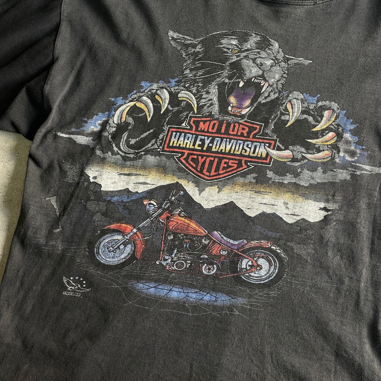 希少カラー 80s OLD HARLEY DAVIDSON Tシャツ L