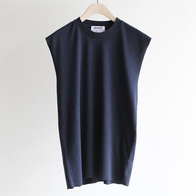 Upcycle【 womens 】heavy jersey crew neck tee