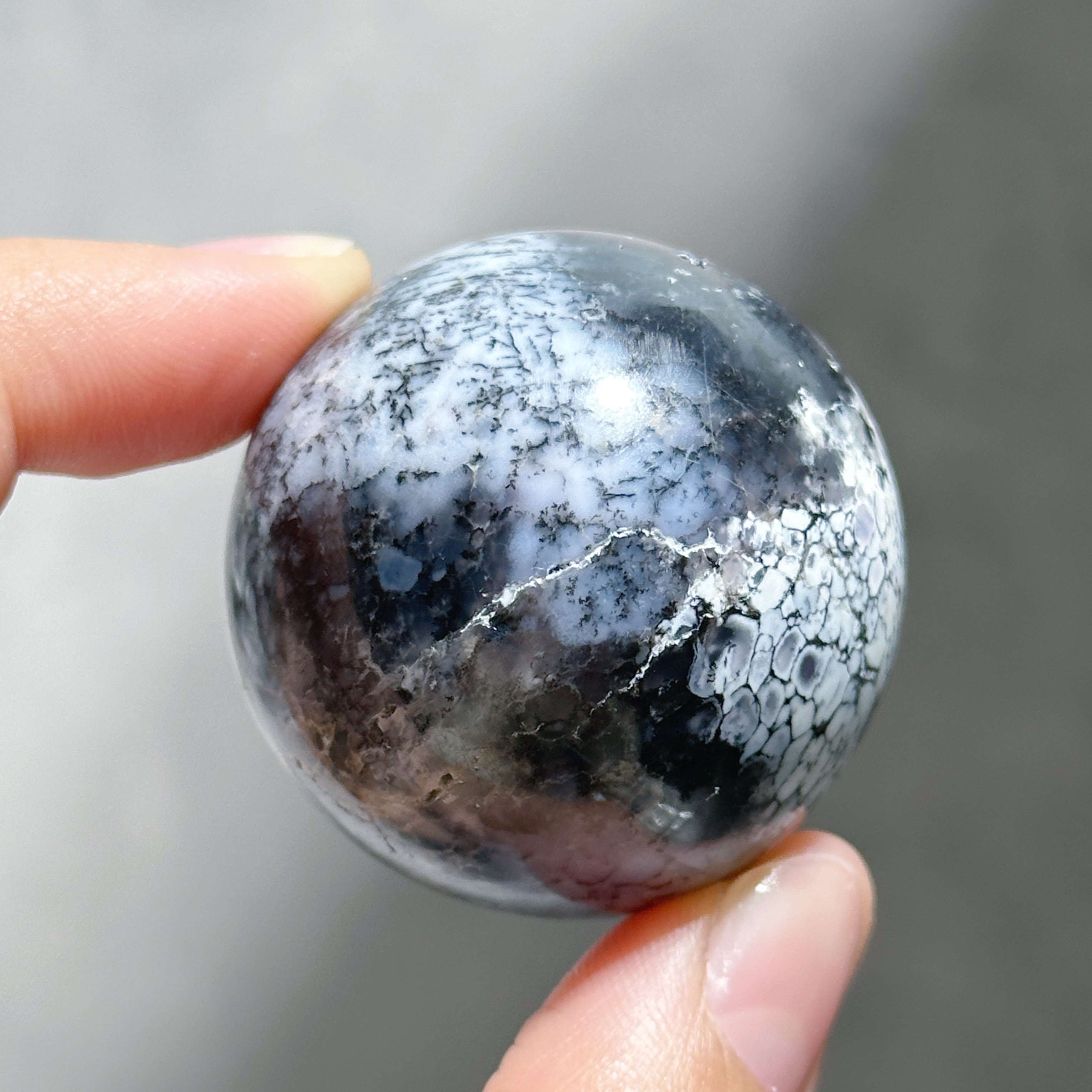 デンドリティックアゲート スフィア22◇ Dendritic Agate ◇天然石