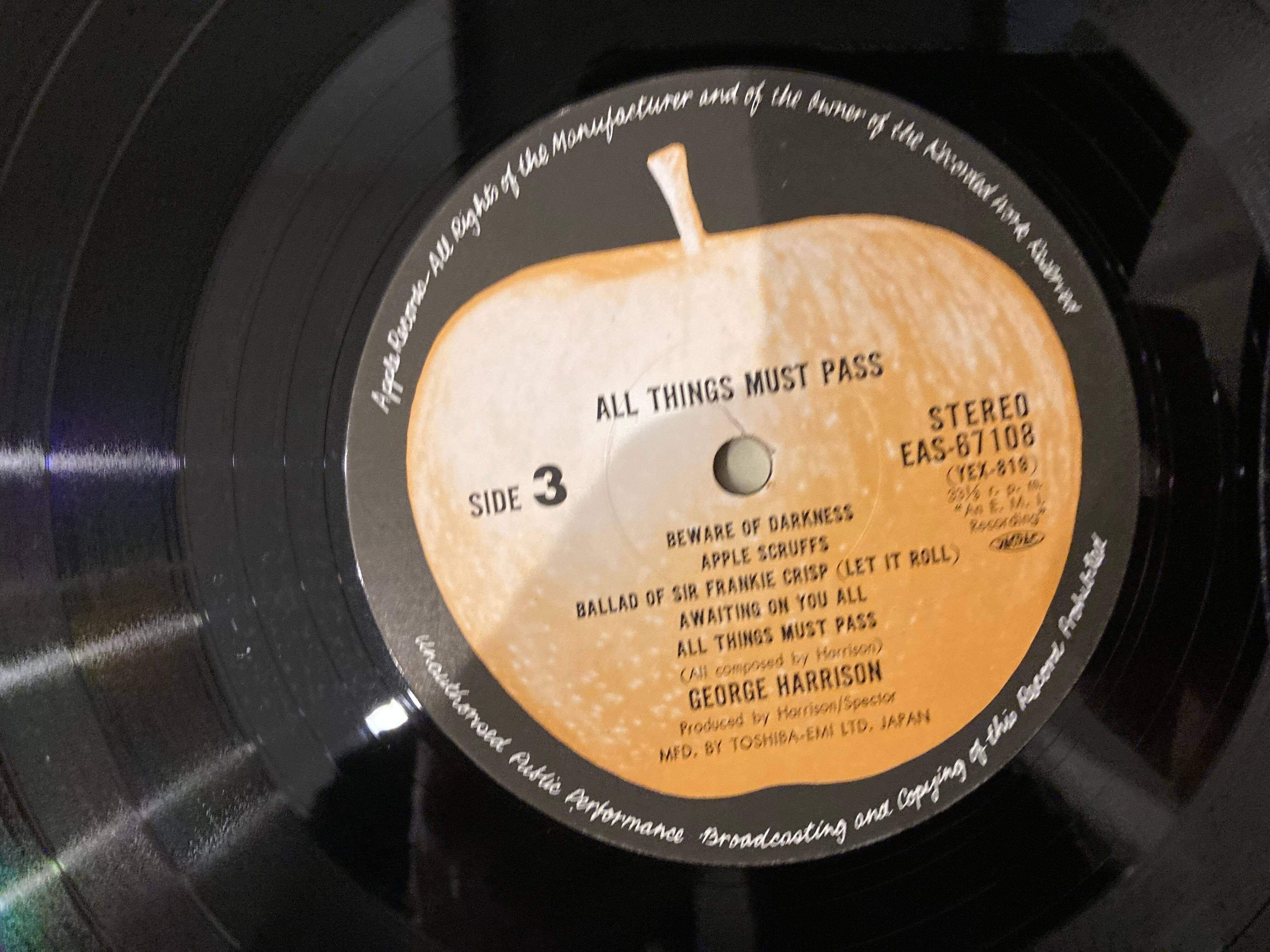 GEORGE HARRISON / All things must pass | sixteen records