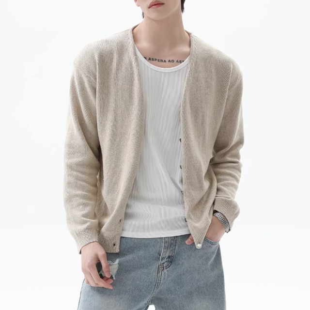 エフォートレス　ニットカーディガン　2カラー　LB1861