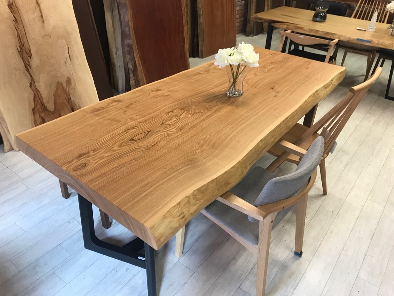 タモ | 千年家具 - 無垢一枚板テーブル・ダイニングテーブル専門店