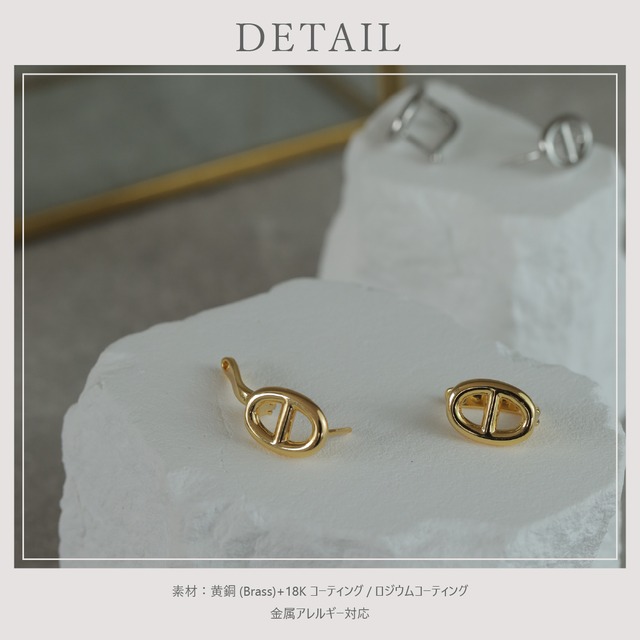 Hoop Pierce -Gold/Silver-