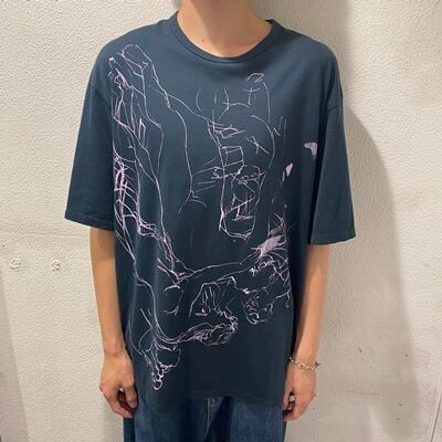 希少★LAD MUSICIAN ラッドミュージシャン 花柄 オーバーTシャツ