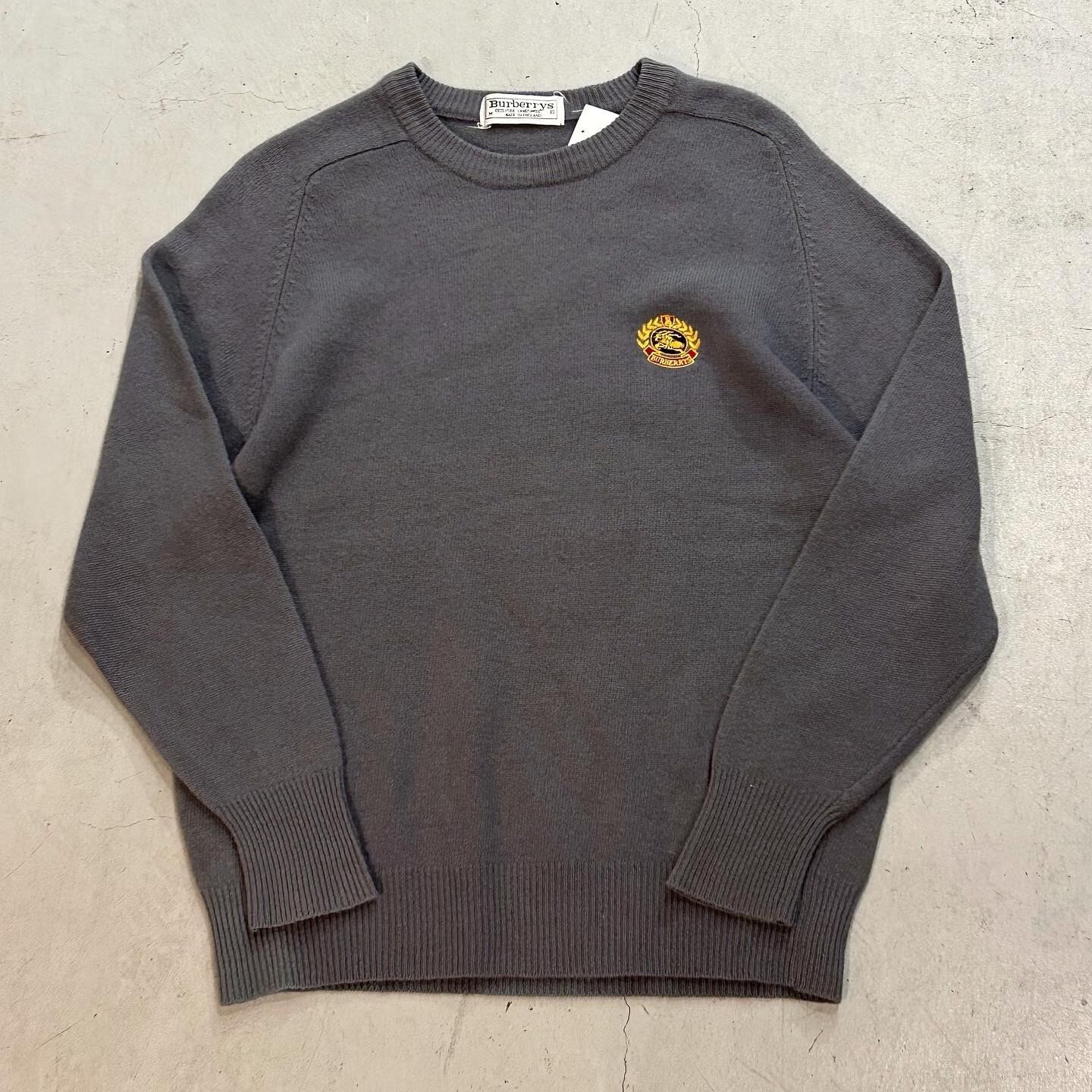 90s Burberrys wool knit【高円寺店】