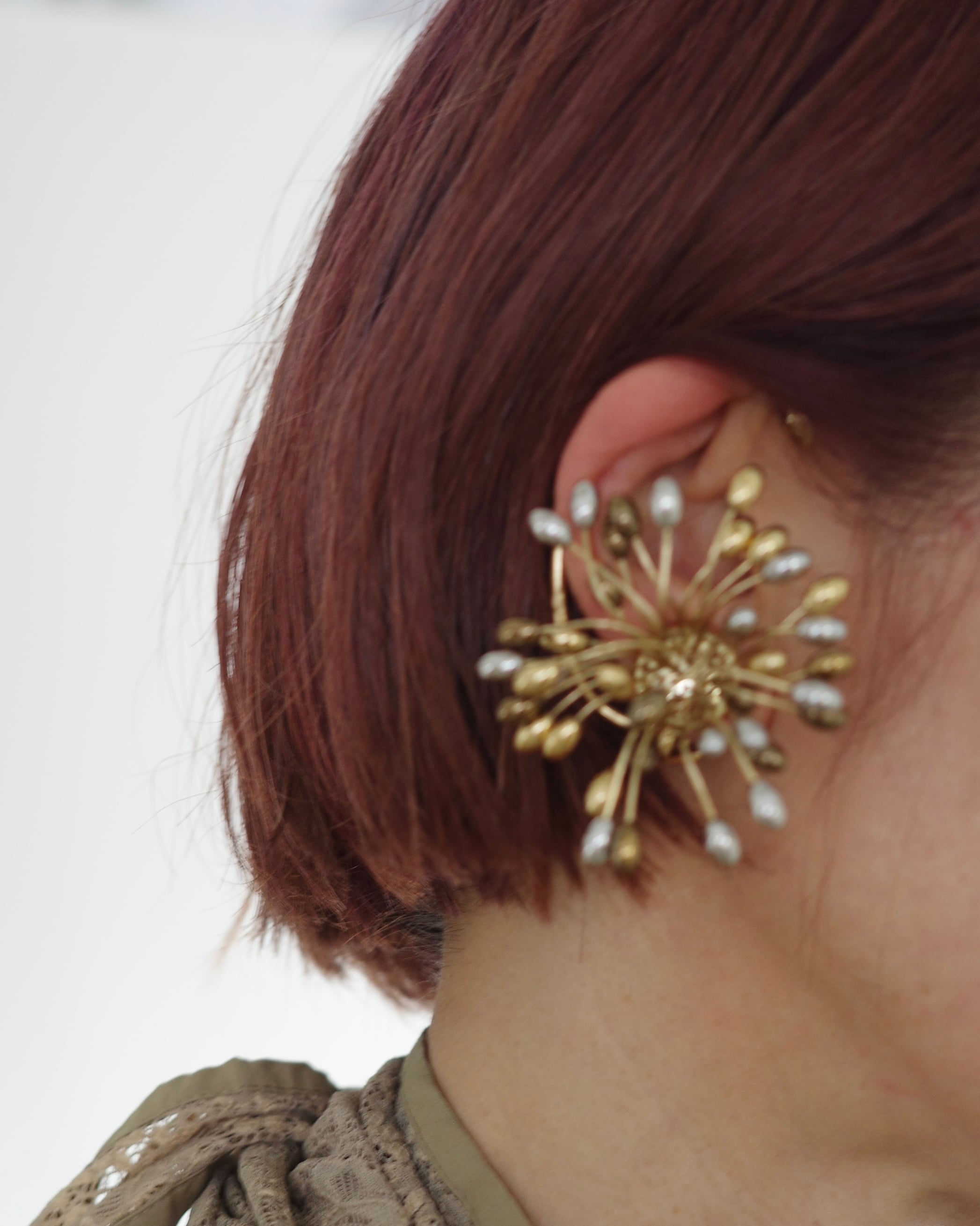 LEMAIRE / SEEDS SINGLE EARRING | LA VILLA ROUGE