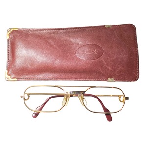 vintage Cartier double bridge glasses “Santos”