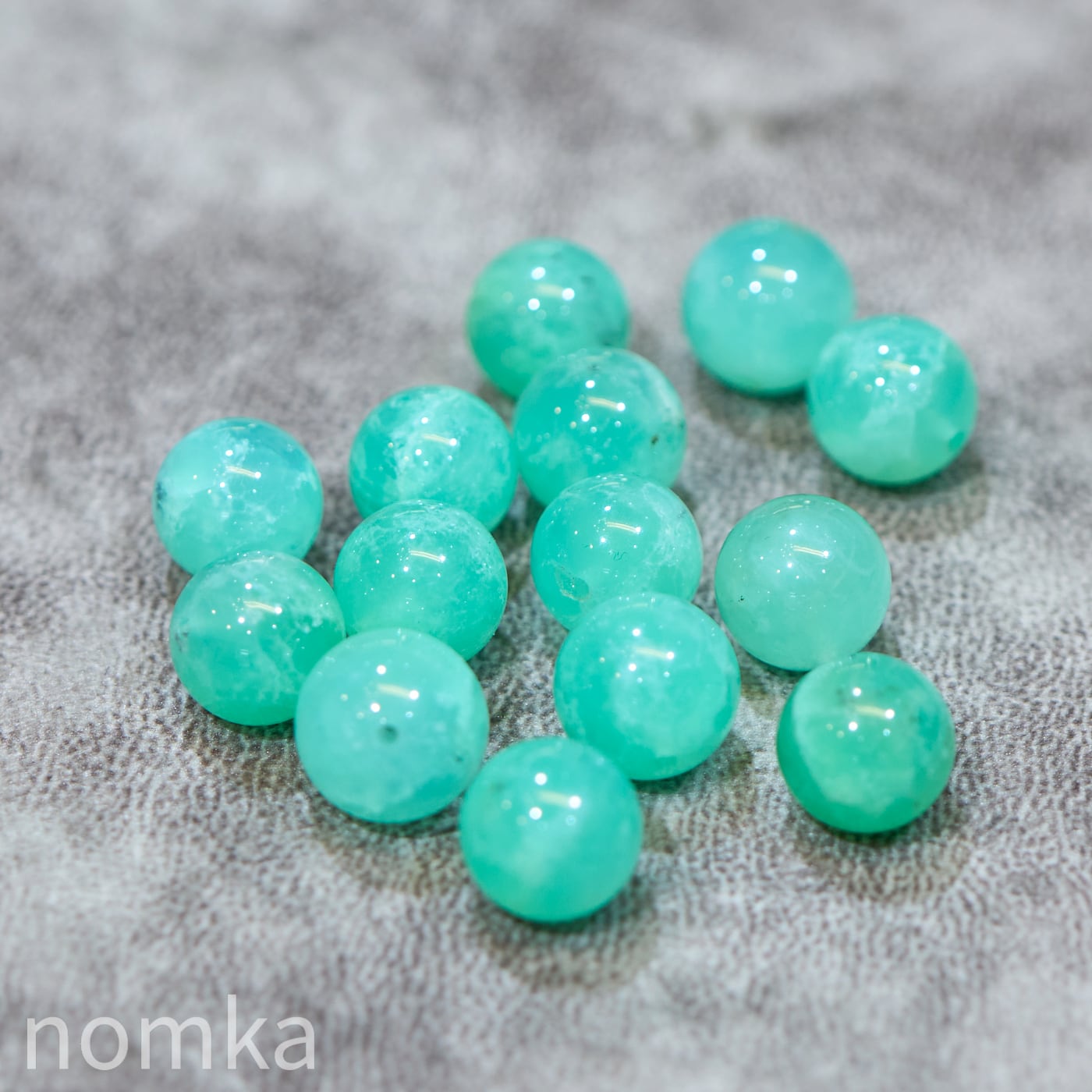 クリソプレーズ (11mm/高品質/オーストラリア産) ビーズ／一粒売り | nomka