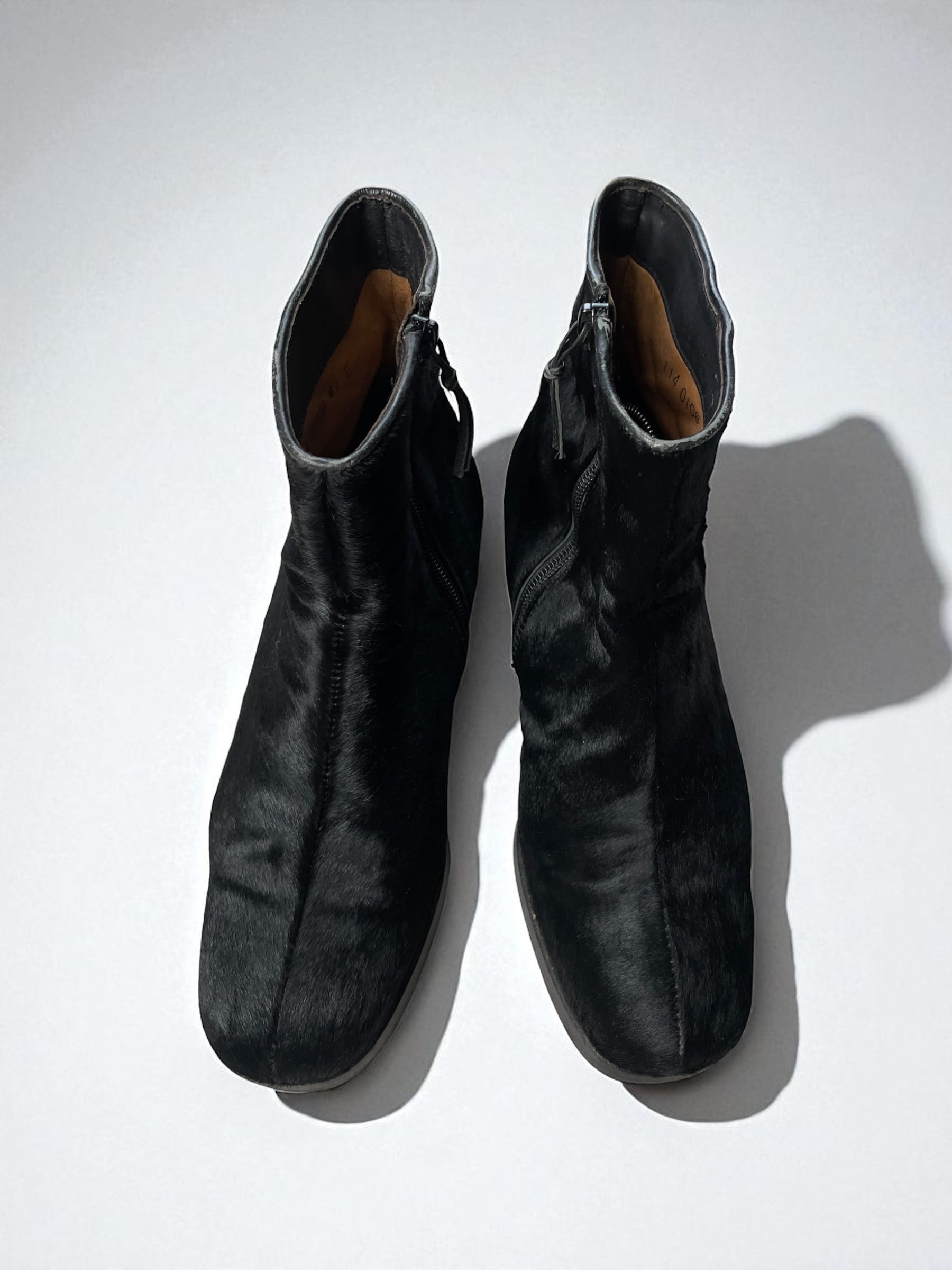 GUCCI by Tom Ford - Black Pony Hair Side-Zip Boots