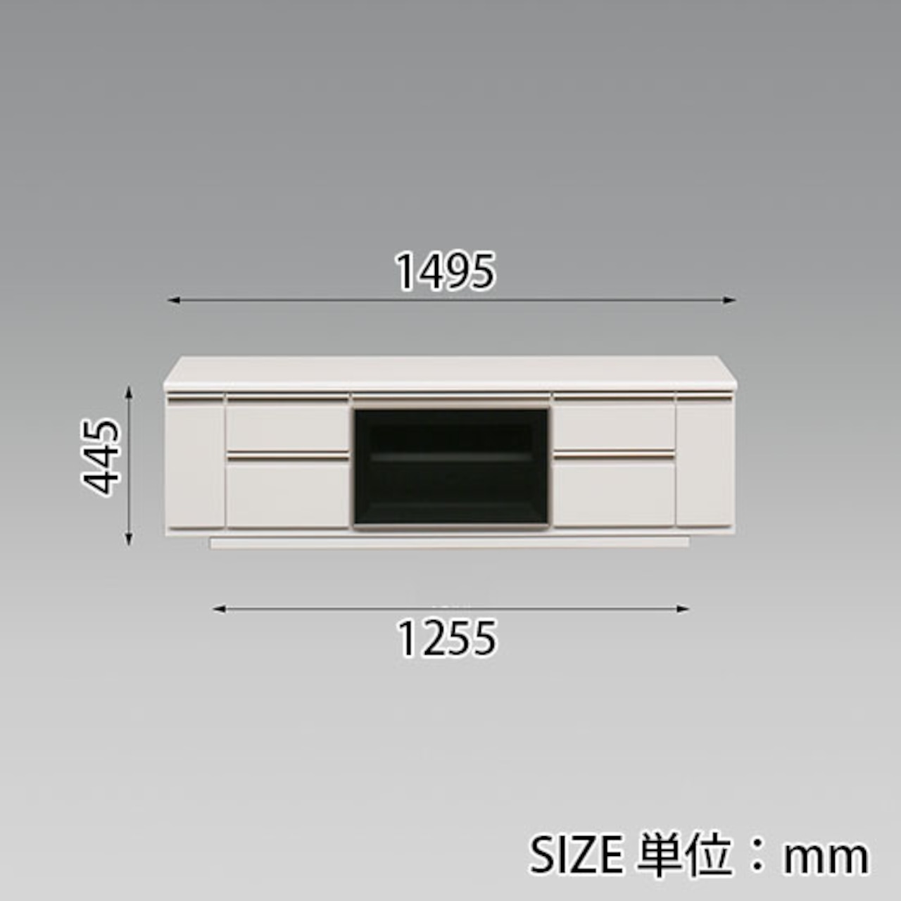 【幅150】テレビボード テレビ台 収納 ロータイプ (全2色)