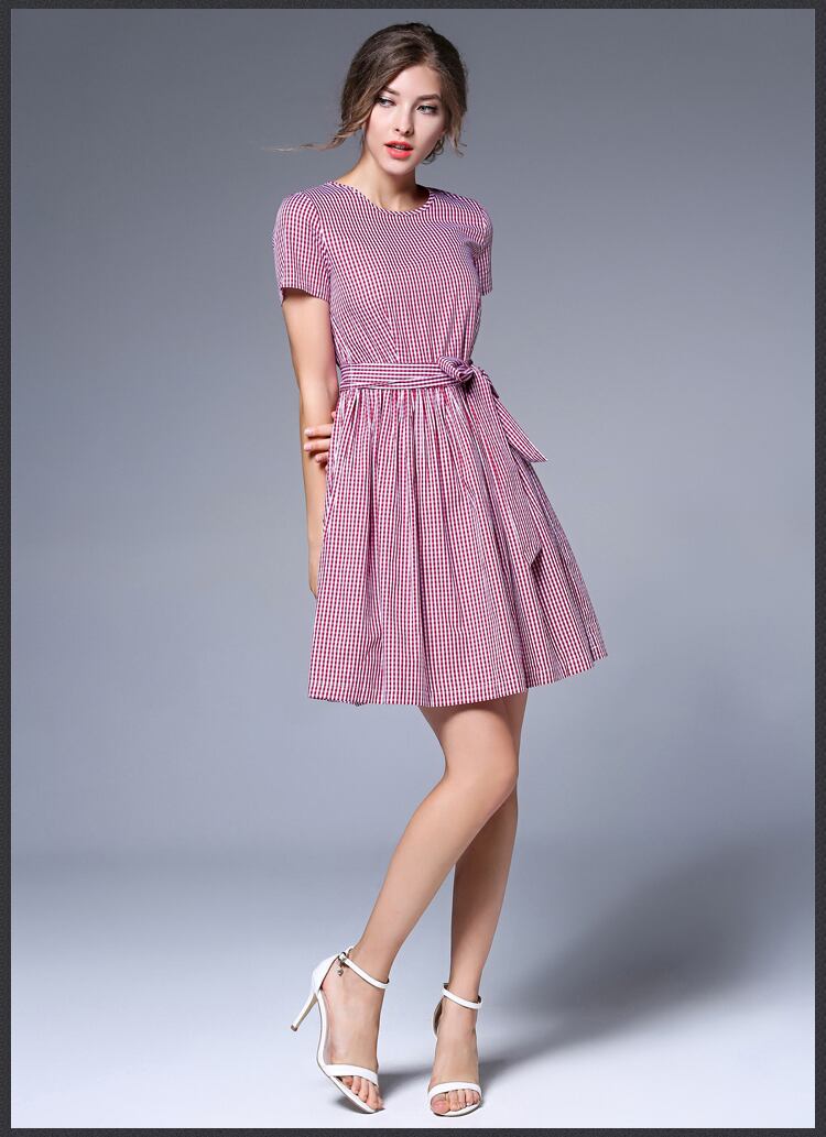 ギンガムチェックワンピース
