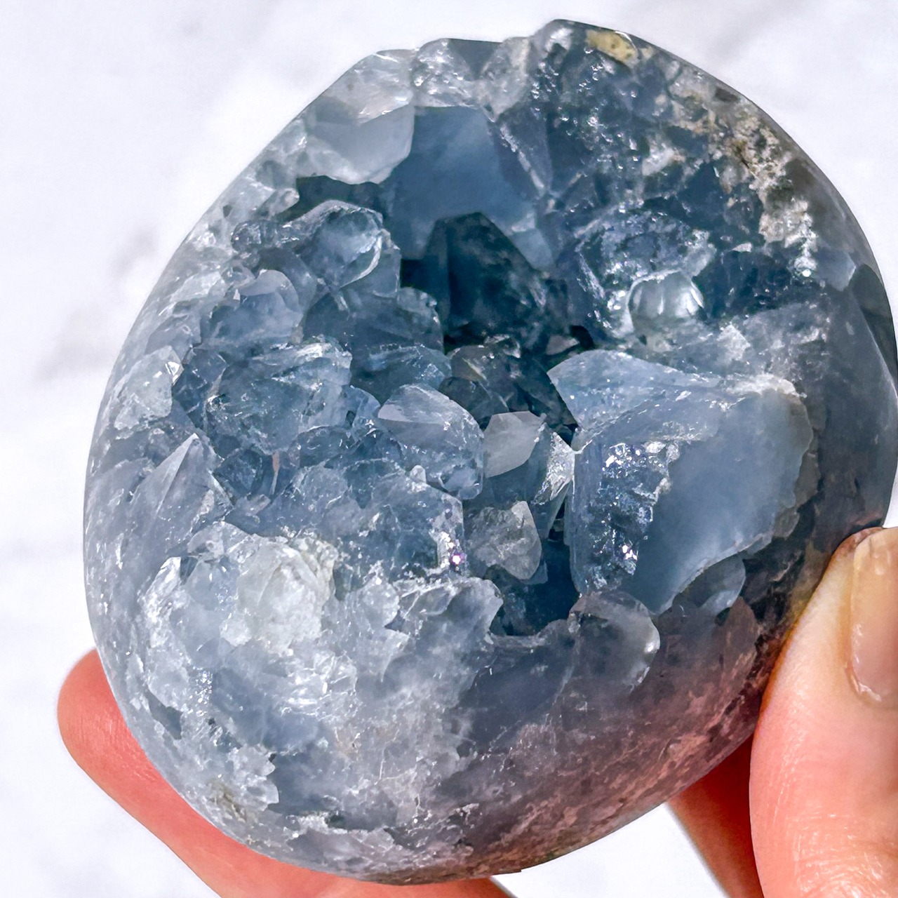 セレスタイト エッグ クラスター * Celestite * 天然石