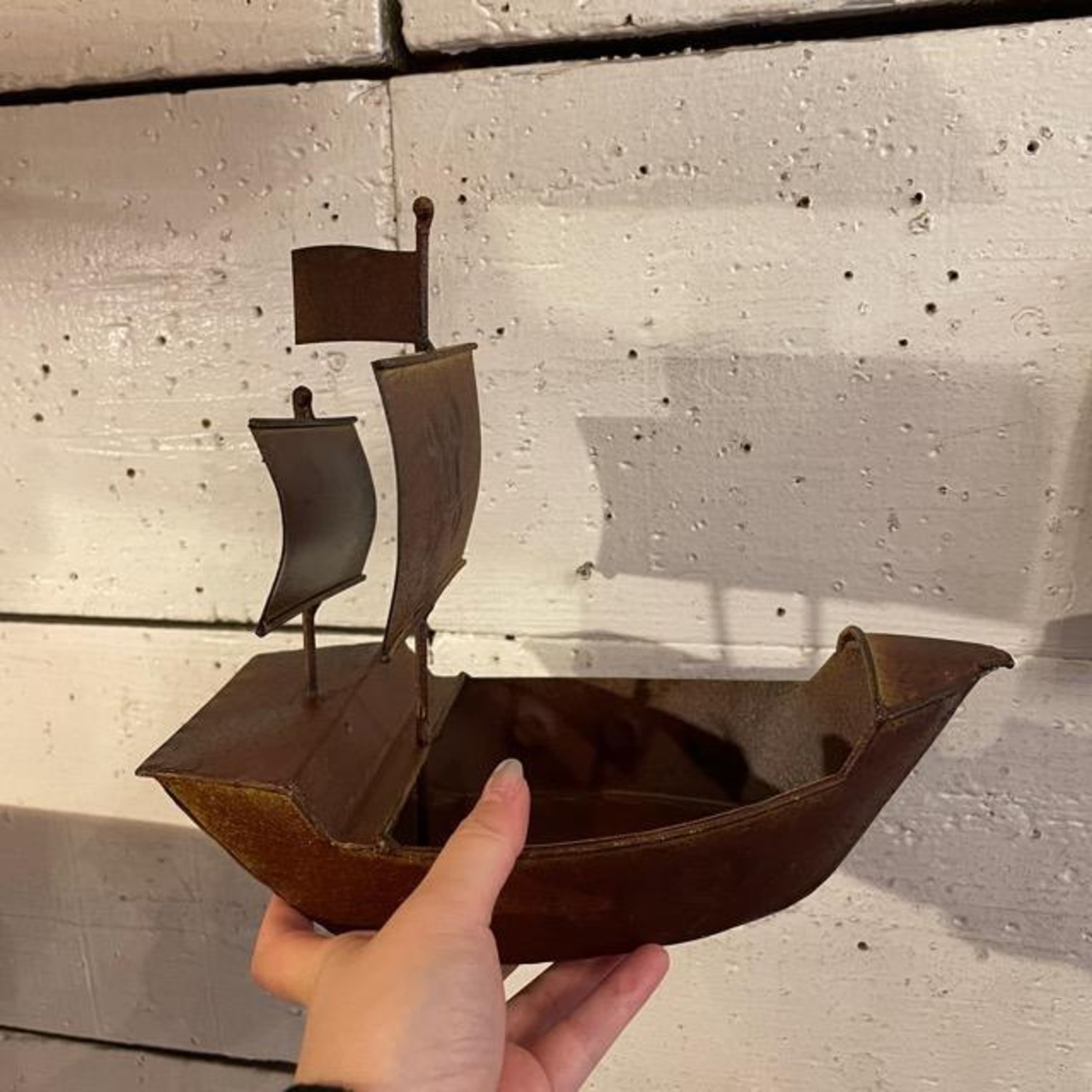 メタルボートプランター 銅 プランター ボート