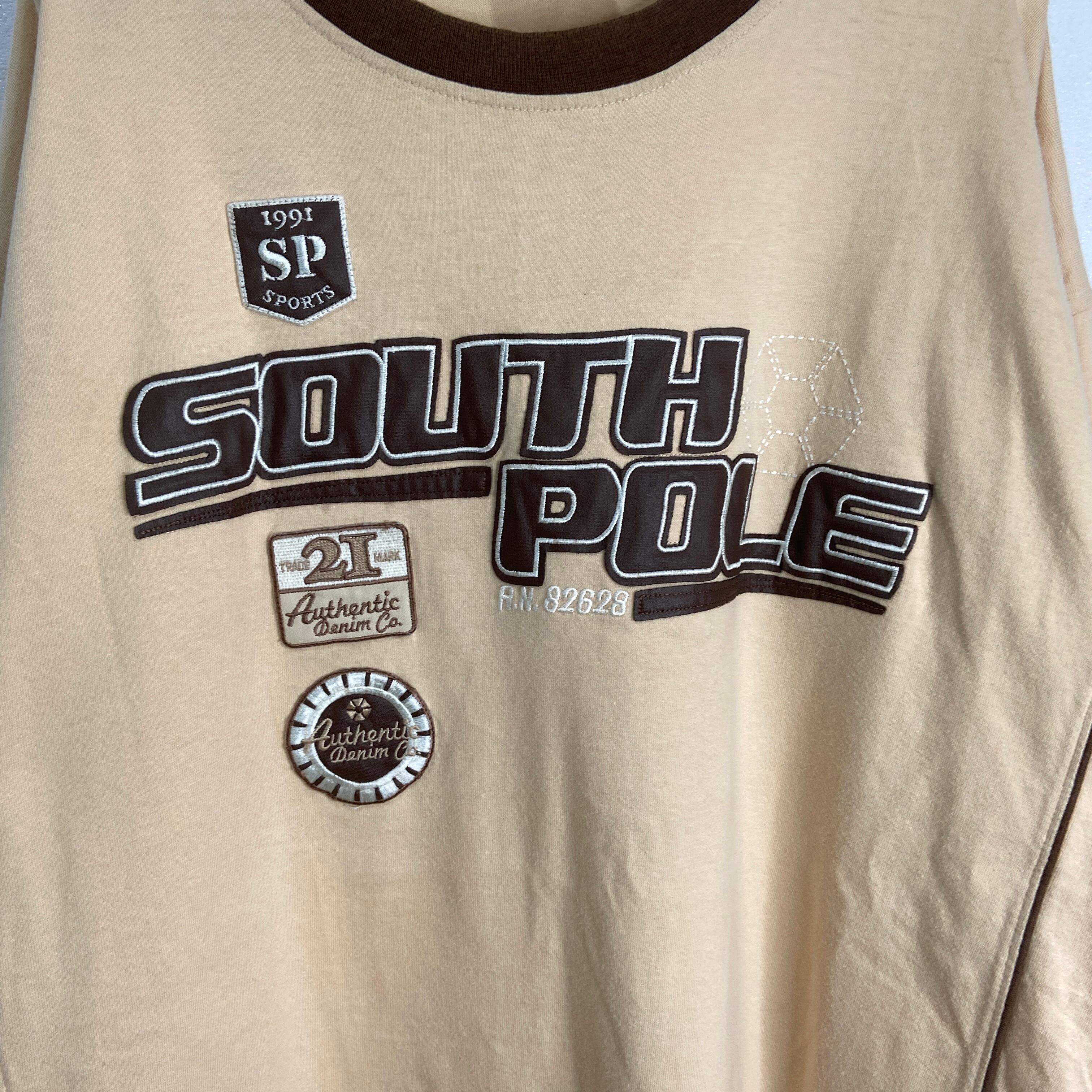 southpole サウスポール 90s 3Dロゴ デカロゴTシャツ