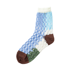 TRICOTÉ /  square  pattern socks TR41SO068