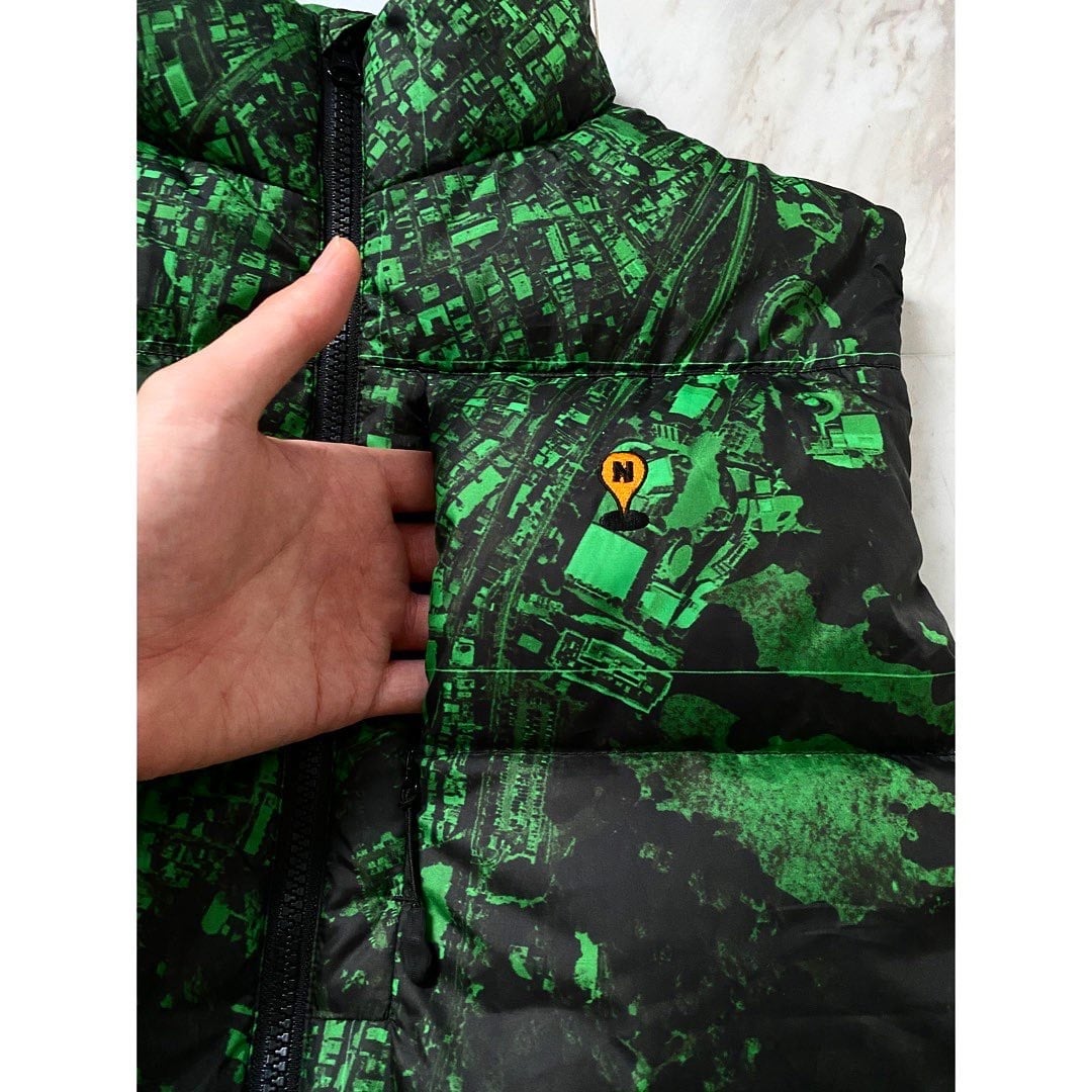 nitraid real city camouflage down vest | protocol