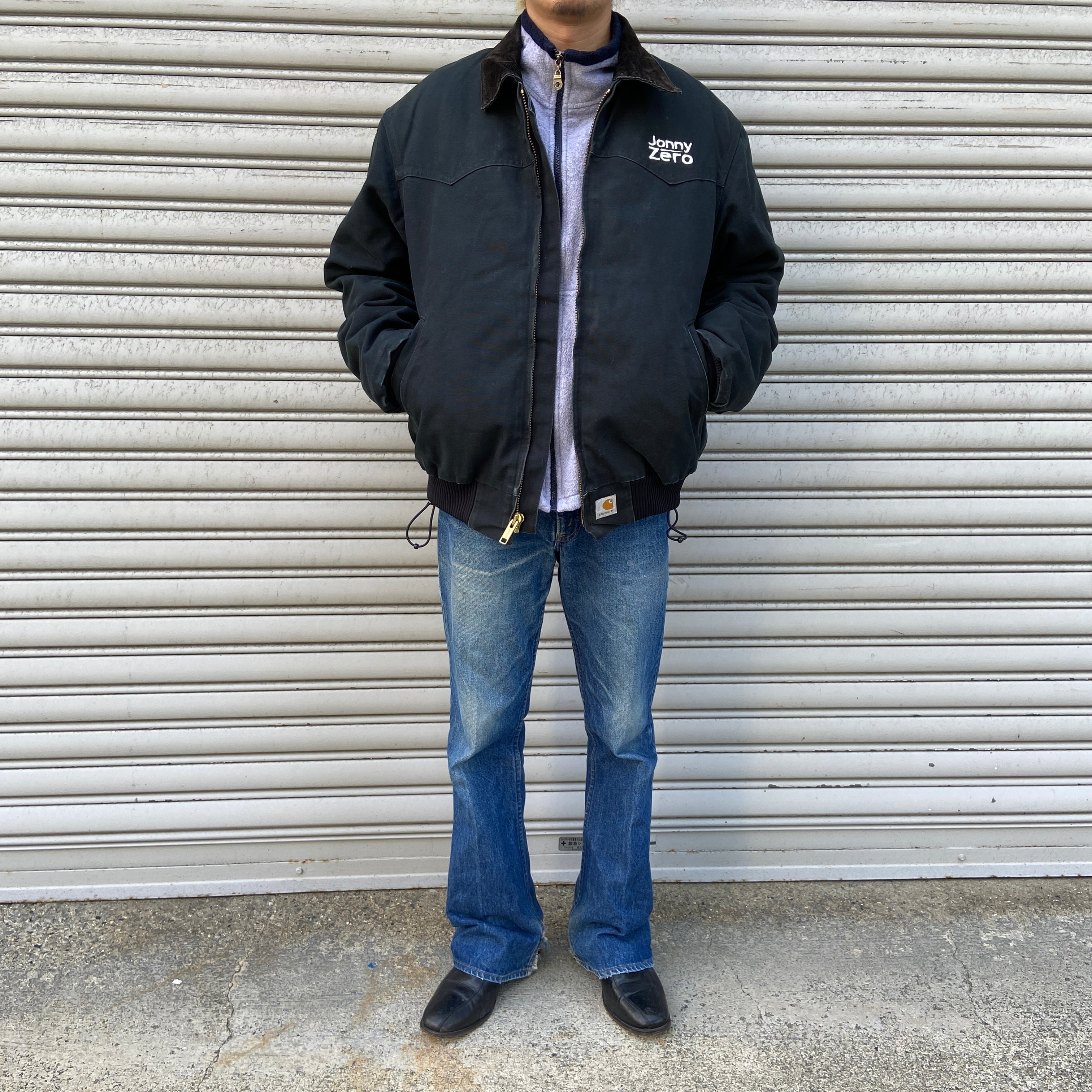 carhartt サンタフェジャケット ブラウン 短丈 small/medium  