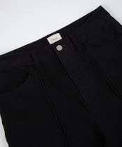 【#Re:room】COTTON TWILL HEM BUTTON TRACK PANTS［REP202］