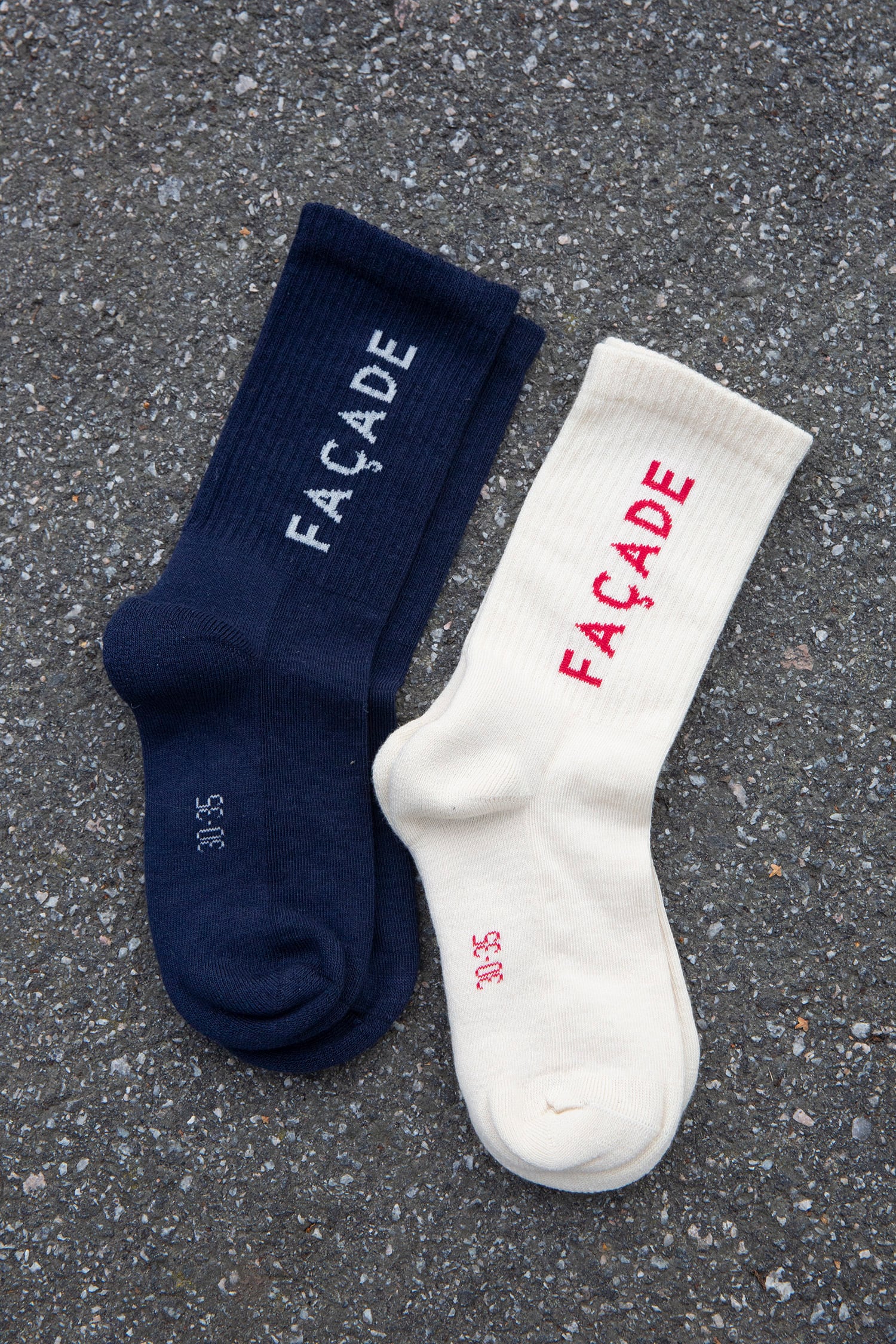 Façade 2024AW》RIBBED COTTON TUBE SOCKS / 2PACK | cirkel mote