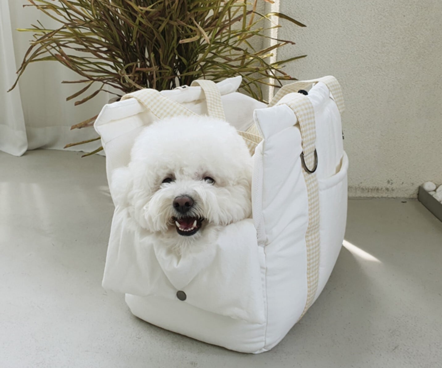 予約【DOUBLE COMMA】THECOM BAG (Ivory) | haneulpet