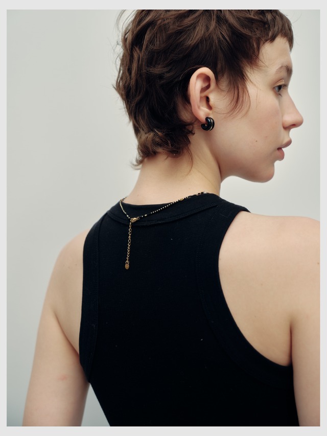 Necklace -Black×Gold-