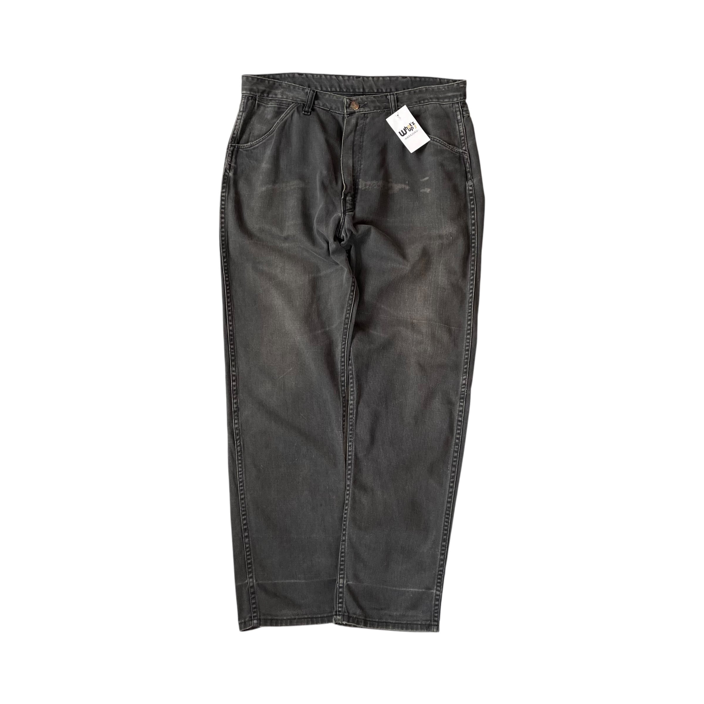 Special!! 1960s Wrangler "カツラギ" Black Cotton Twill Pant