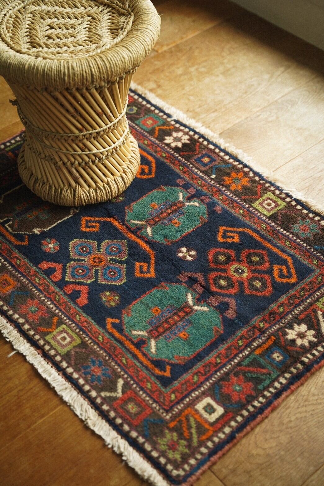 1306-Semi Antique Afshar rug