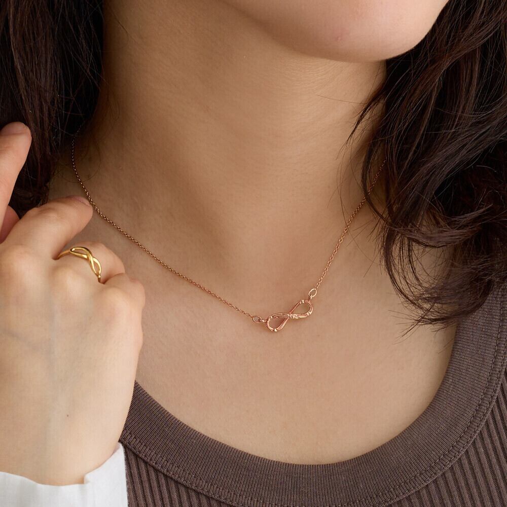 ハワイアンジュエリー ネックレス インフィニティ レディース 金属アレルギー対応 日本製