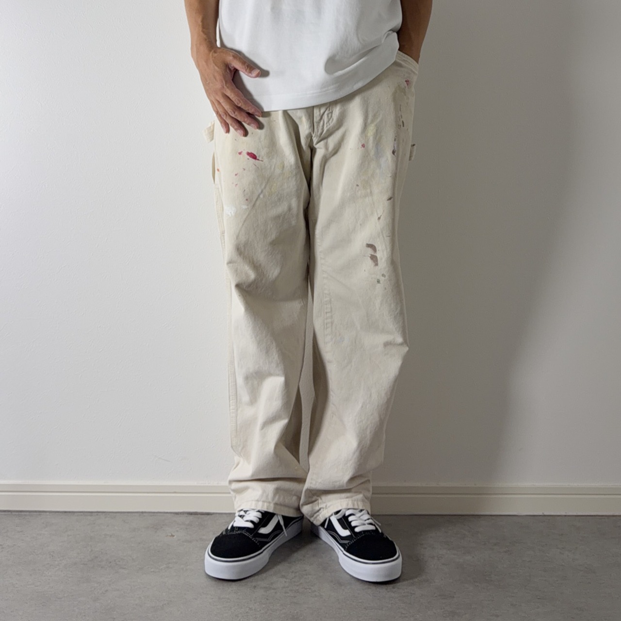 Dickies Sherwin-Williams white painter pants [W36L29.5相当] 古着 - 16