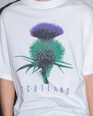 thistle printed T-shirt / From SCOTLAND