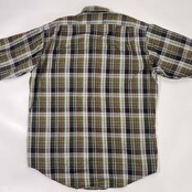 90s Eddie Bauer エディーバウアー チェック 長袖 ネルシャツ/マルチ メンズ アウトドア ビンテージ