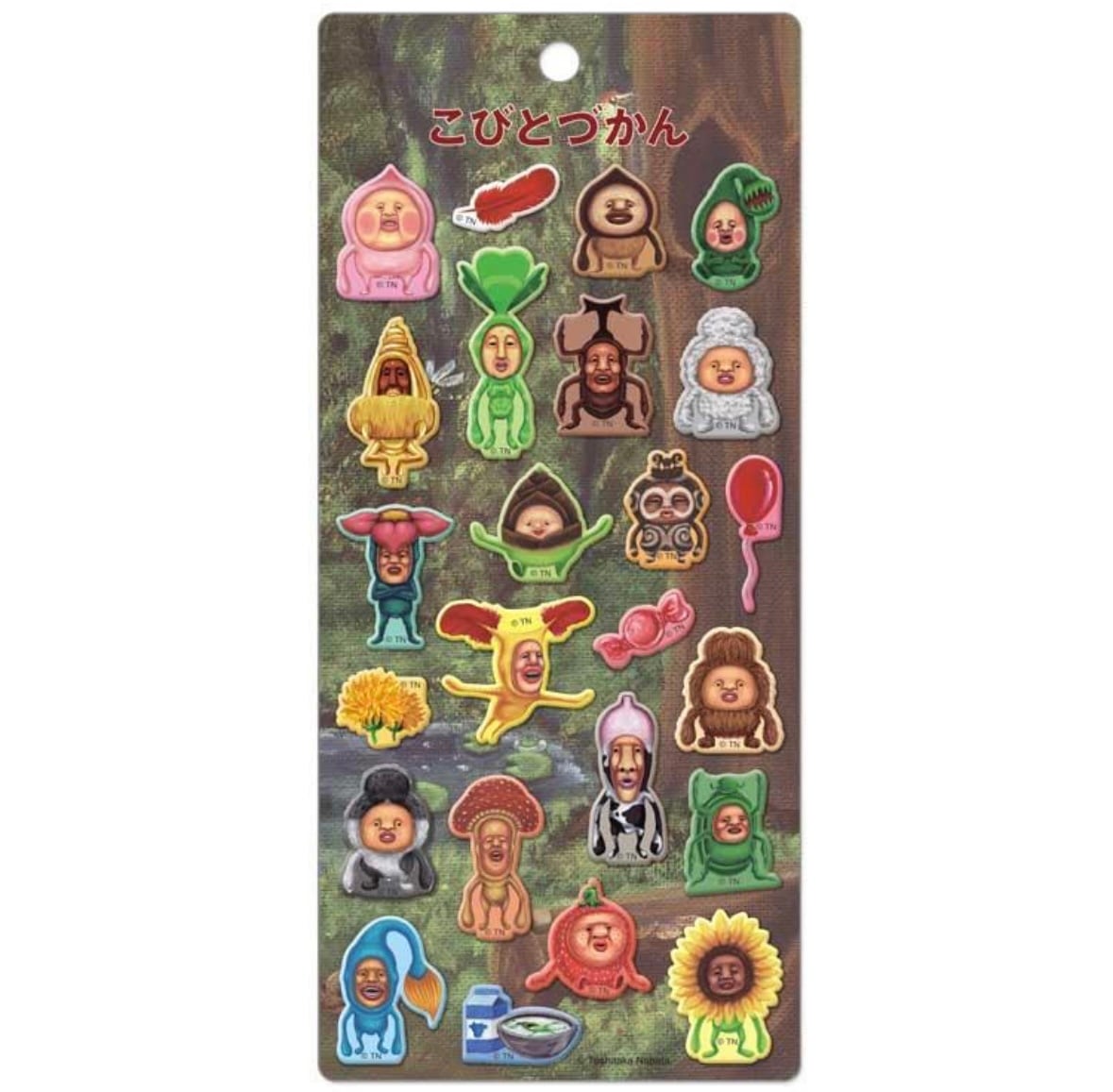 こびとづかんフロッキーシール 集合 | candybox