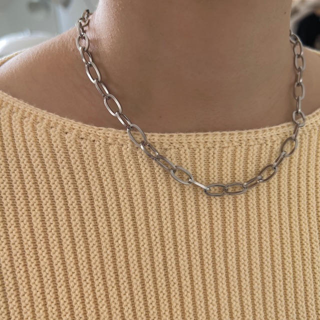 316L Oval Chain Necklace