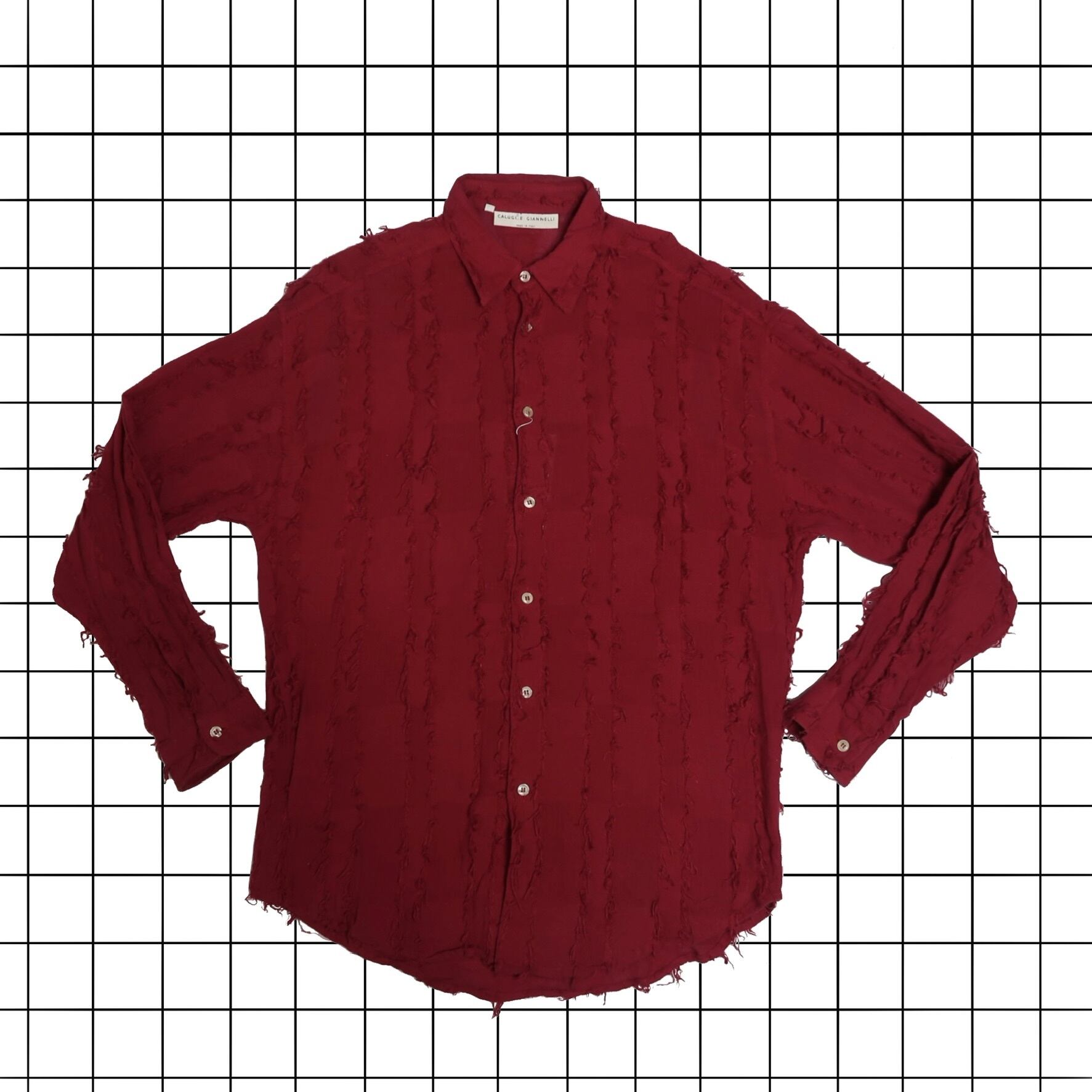 80s CALUGI E GIANNELLI fringe design shirts | PAY ID