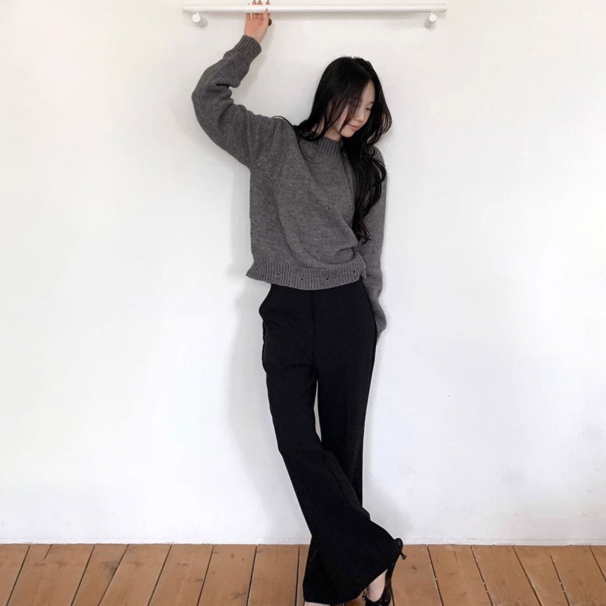 ペプラム ニット 長袖 レディース 春秋冬 韓国 重ね着風 レイヤード きれいめ 大人 かわいい おしゃれ 取り外し可能 ニットセーター トップス 大人可愛い 大人女子