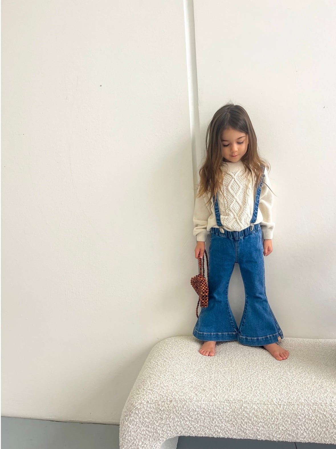 【即納/送料無料】twin collective / Farrah Flare Jean - Western Blue