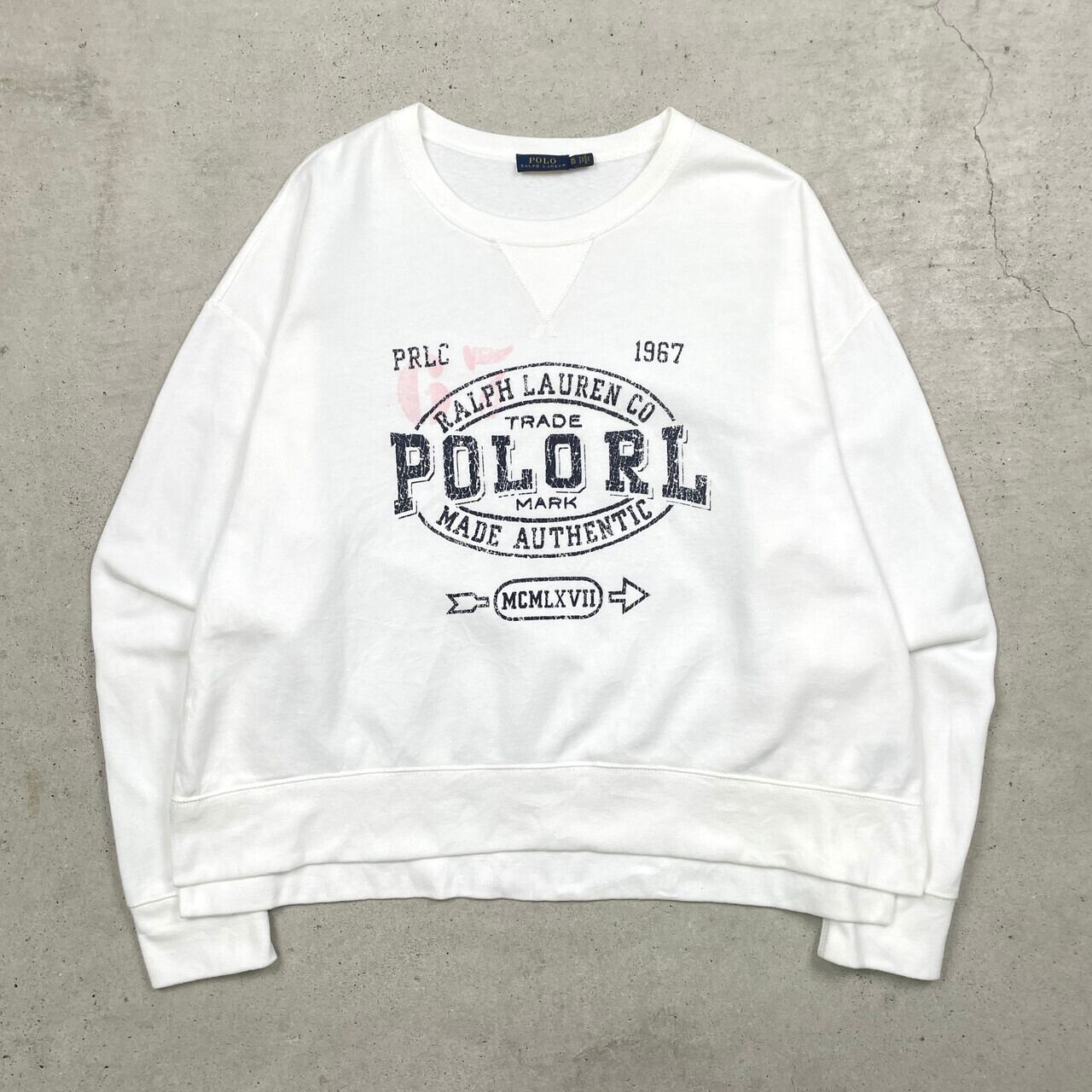 POLO RALPH LAUREN ポロラルフローレン プリントロゴ スウェットシャツ