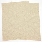 KAWAGUCHI プリントできる布 メモリーズキルト クラフト用 縫い付けタイプ リネン 2枚 A4 11-287