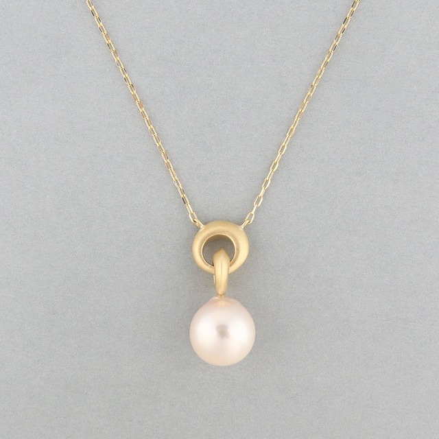 Akoya pearl double link necklace