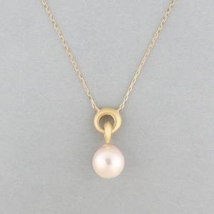 Akoya pearl double link necklace