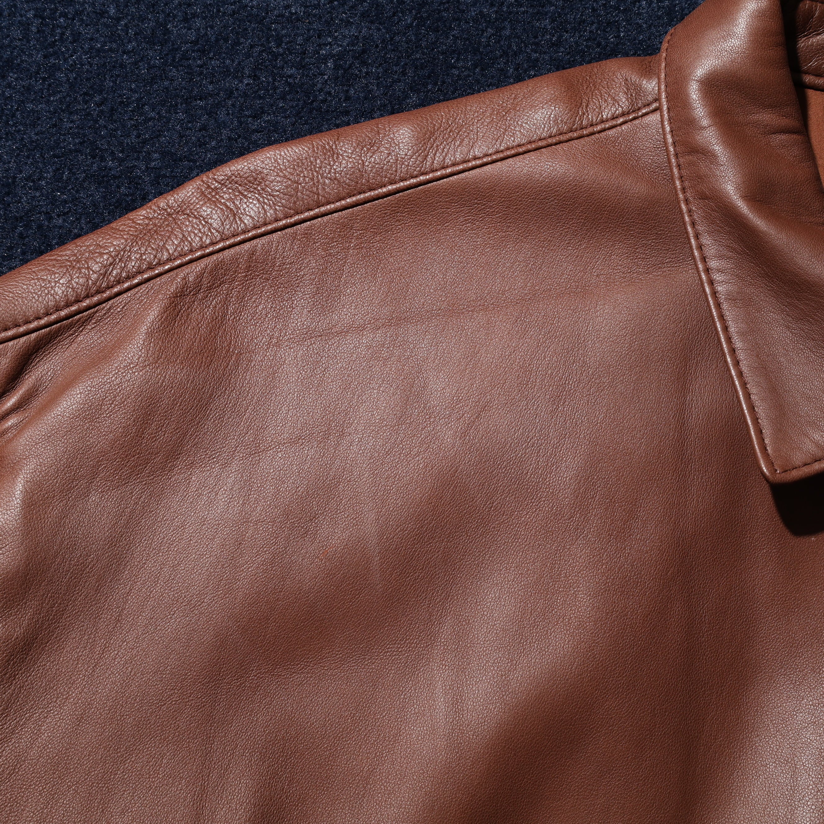 美品 XL ポニー無し Polo Ralph Lauren ラムスキン レザージャケット