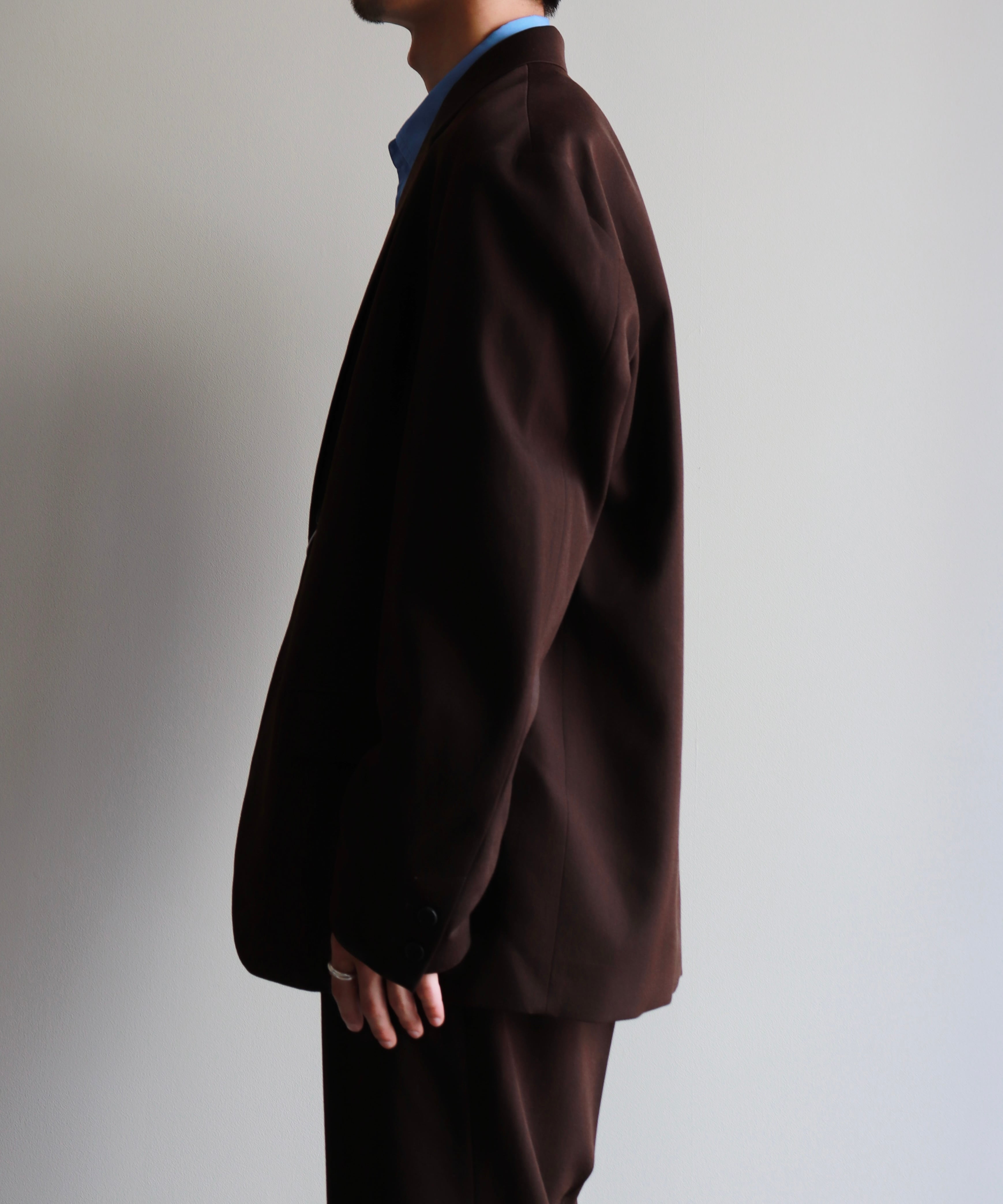 UNIVERSAL PRODUCTS. / 253-60401 WOOL 2B JACKET (BROWN