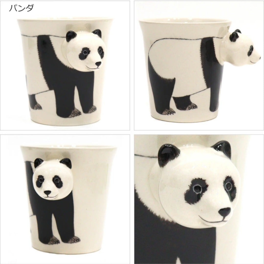 くまパンダ出品② パンダのお顔マグカップ【キッチン雑貨/Brounie1】パンダ/ぱんだ