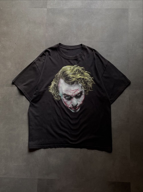 ジョーカー ヒース・レジャー フォトプリント Tシャツ ブラック 映画 ムービーT
