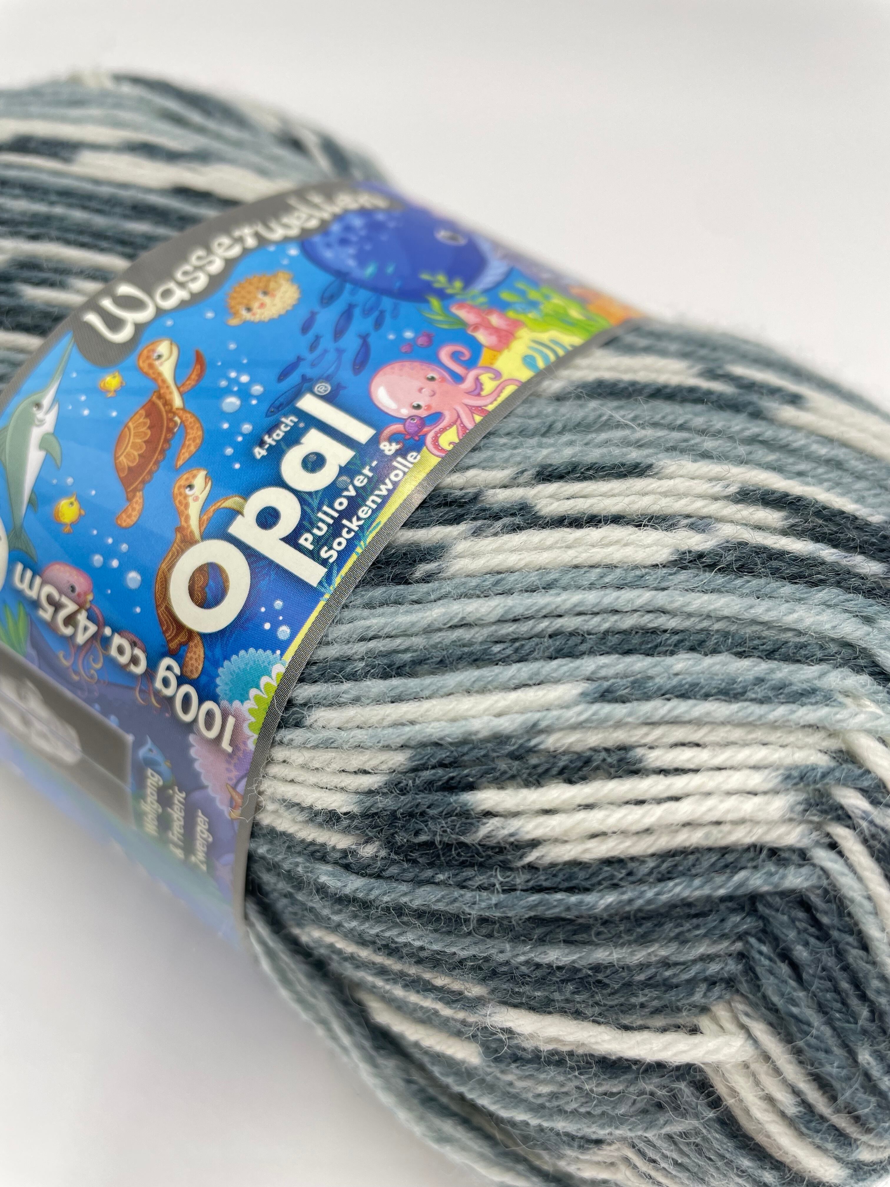 編む手が止まらない毛糸！Opal 『水の世界』11147 4ply/4本撚り | 手芸